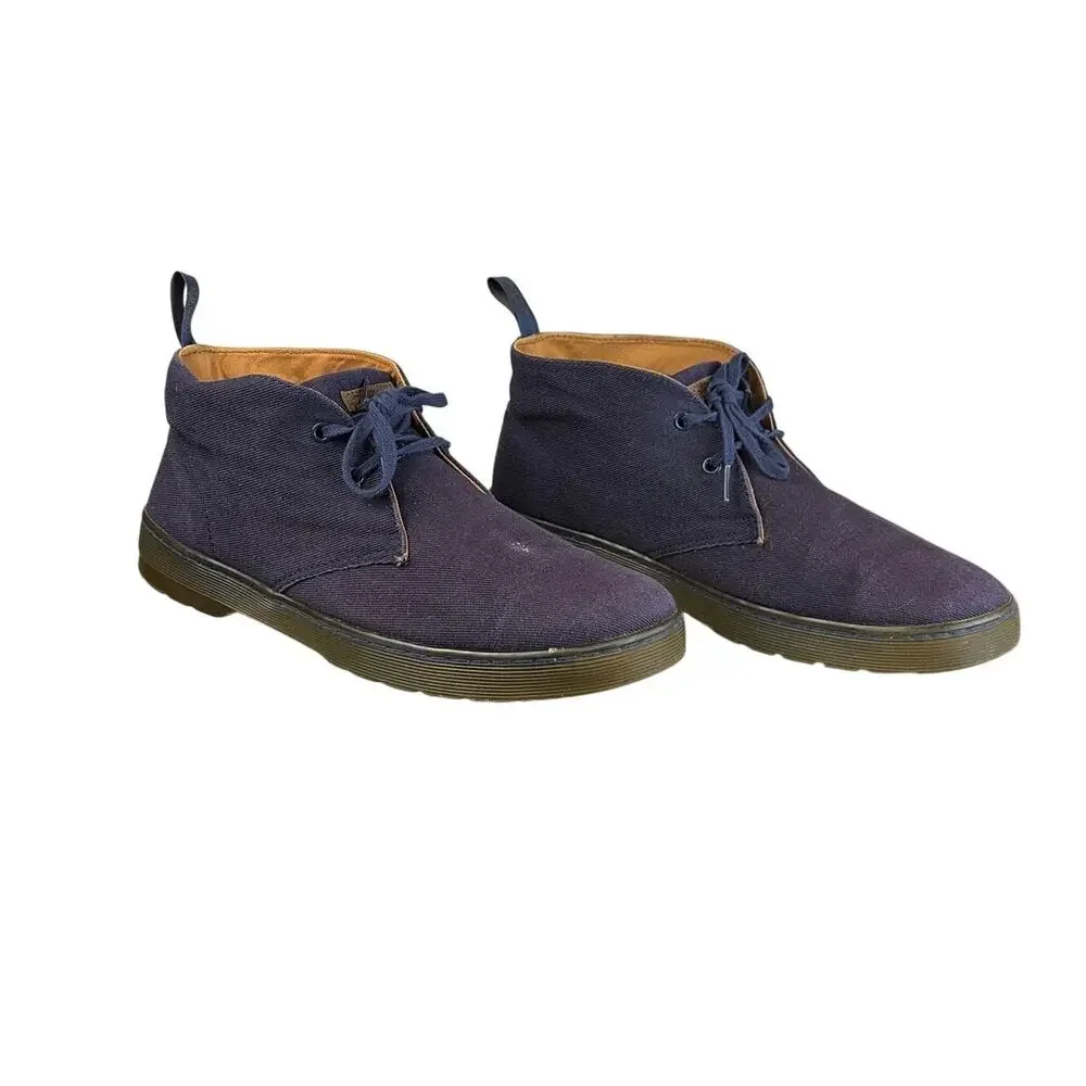 Dr Martens Mayport Purple Canvas Chukka Boots Mens Size 13 Casual